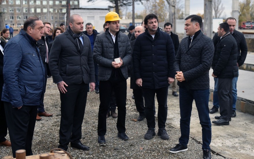 თბილისში ბლოკის ქარხნის სამშენებლო სამუშაოები დაიწყო